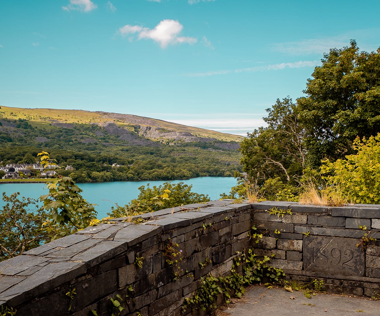 Parc Padarn | view of the lake